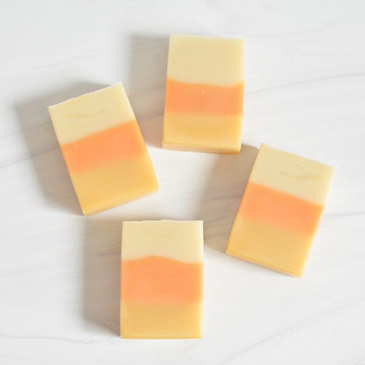 Candy Corn Pink Lemonade Halloween Artisan Handmade Soap