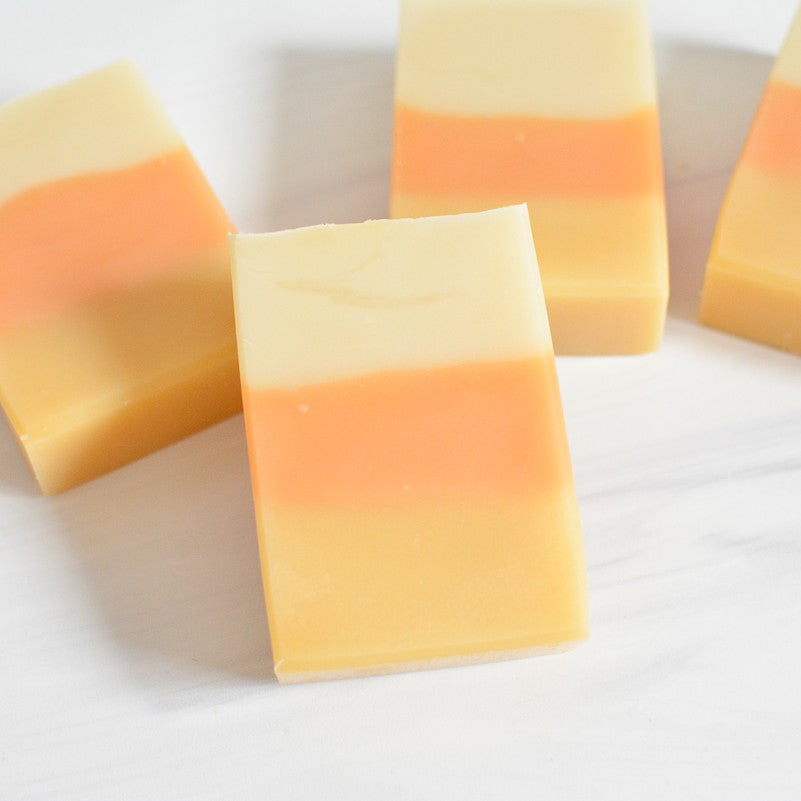 Candy Corn Pink Lemonade Halloween Artisan Handmade Soap