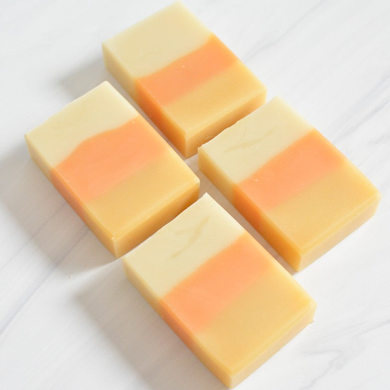 Candy Corn Pink Lemonade Halloween Artisan Handmade Soap
