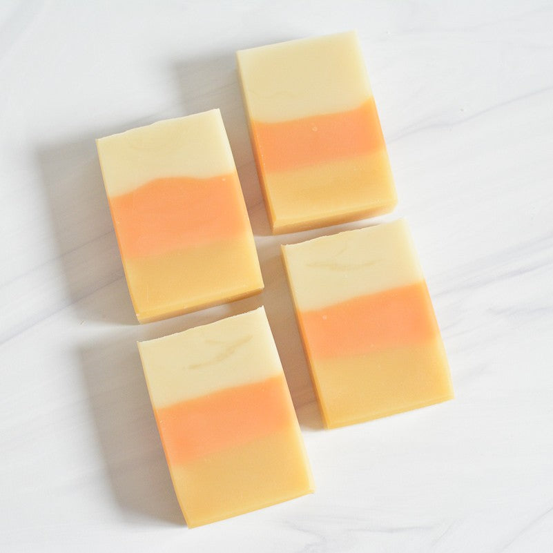 Candy Corn Pink Lemonade Halloween Artisan Handmade Soap