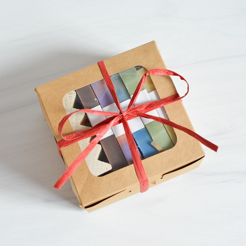 Mini Soap Sample Gift Box Set - Holiday Scents