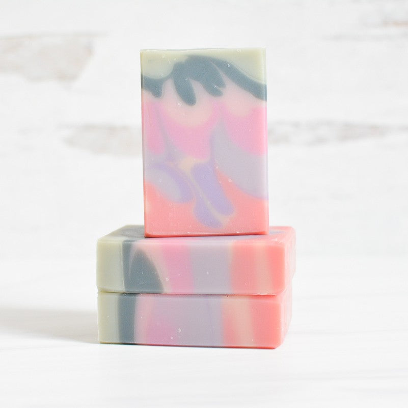 Raspberry Peach Explosion Handmade Artisan Soap