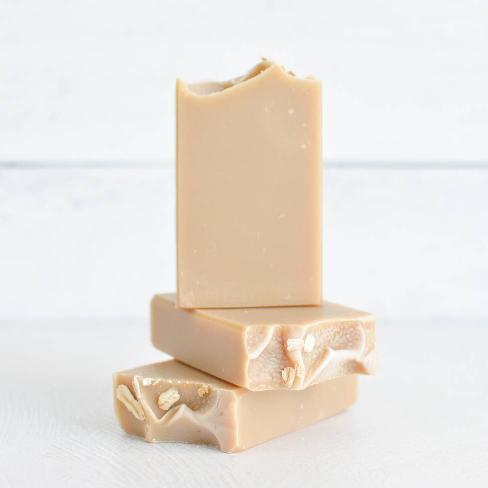 Oatmeal Milk & Honey Artisan Handmade Soap w/tallow