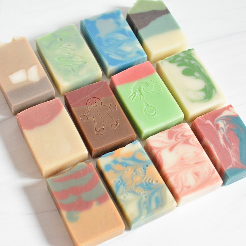 Peppermint Swirl Handmade Artisan Soap