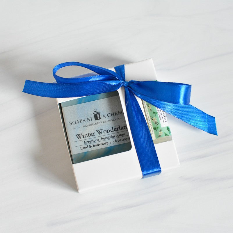 Soap & Lip Balm Holiday Boxed Gift Set