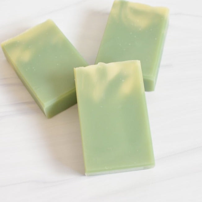 Green Irish Spring Handmade Artisan Soap