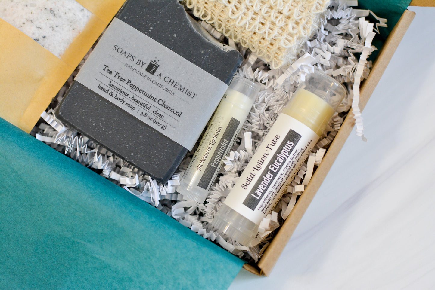 Relaxing Gift Sets with Handmade Soap and Bath Salts