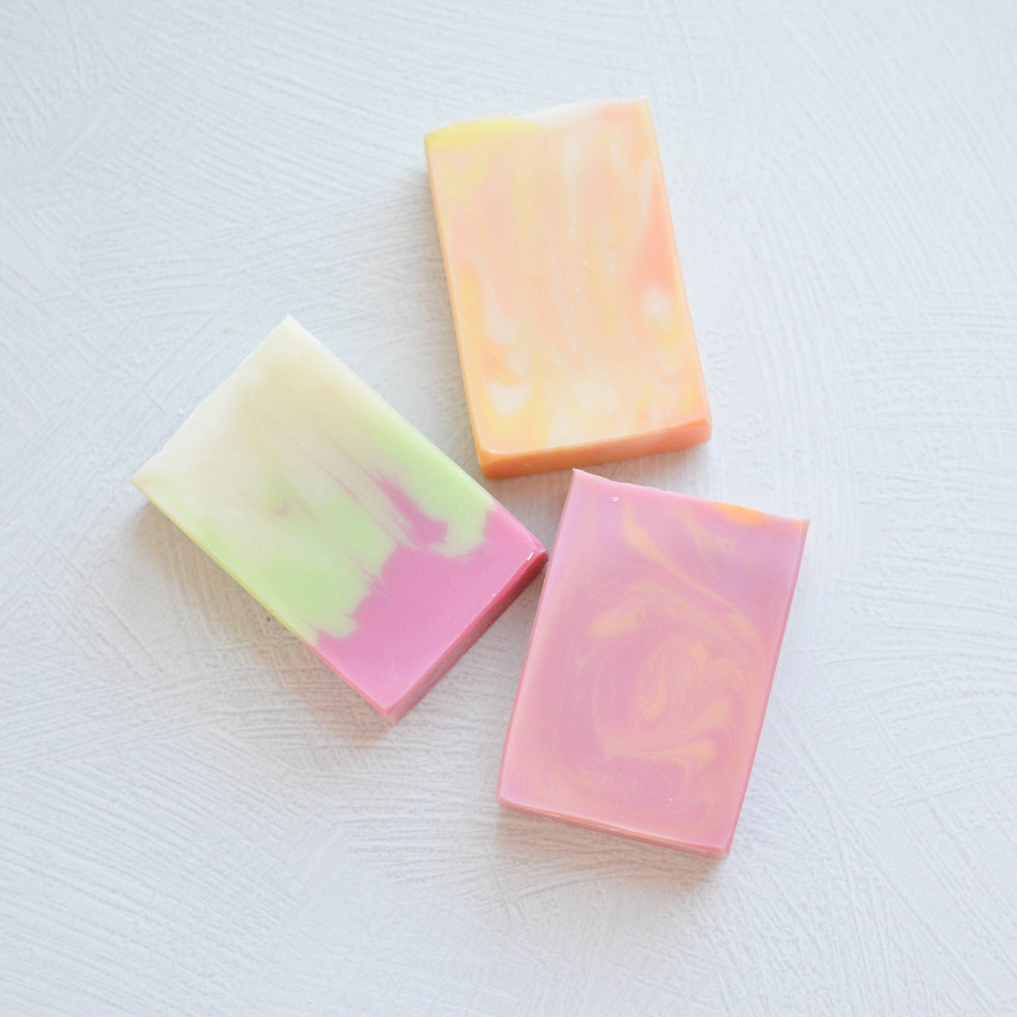 Collection of 3 Citrus Fruity Handmade Artisan Soaps