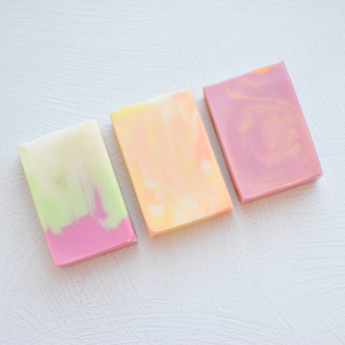 Collection of 3 Citrus Fruity Handmade Artisan Soaps
