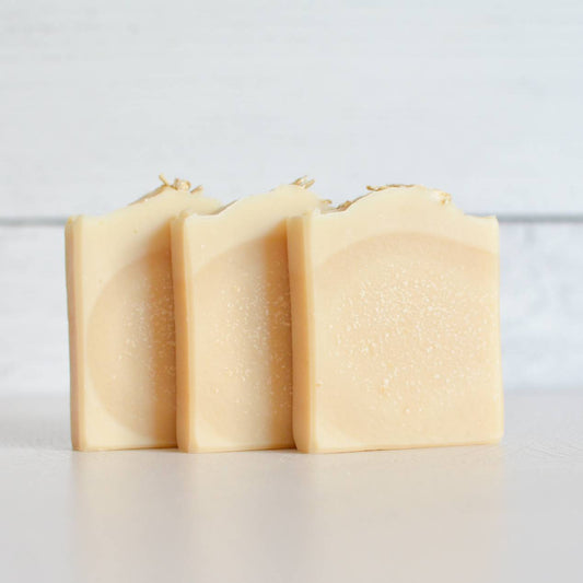 Unscented Oat, Coconut Milk & Honey Artisan Handmade Soap