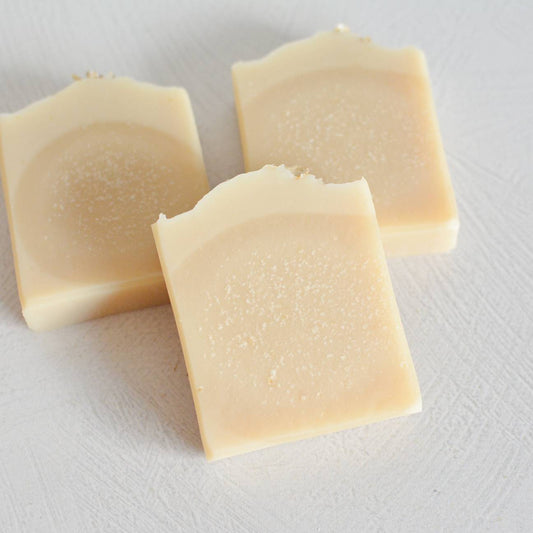 Unscented Oat, Coconut Milk & Honey Artisan Handmade Soap