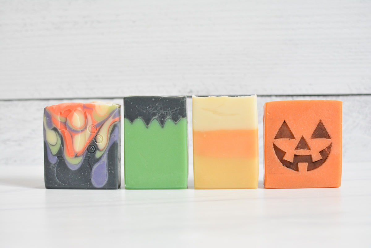 Full Collection Set of 4 Halloween Artisan Handmade Soap