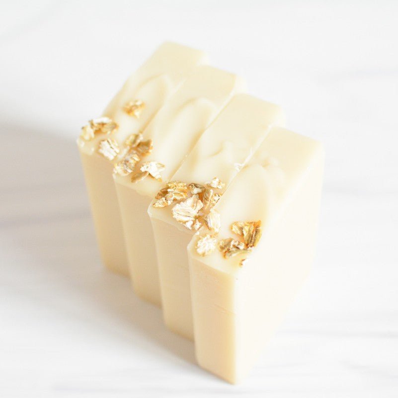 Unscented Oat, Coconut Milk & Honey Artisan Handmade Soap