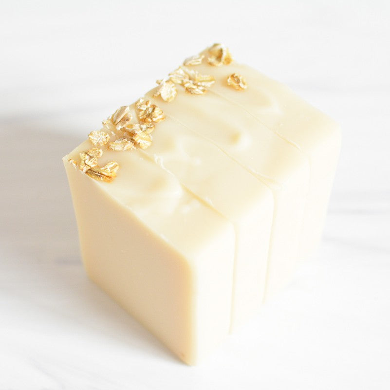 Unscented Oat, Coconut Milk & Honey Artisan Handmade Soap