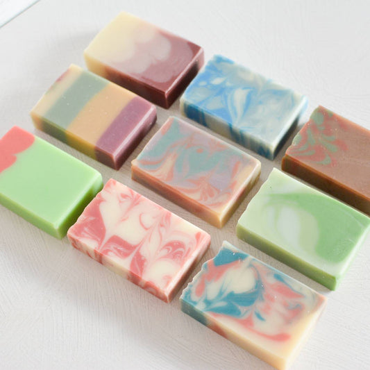 Collection Set of 9 Christmas Artisan Handmade Soaps