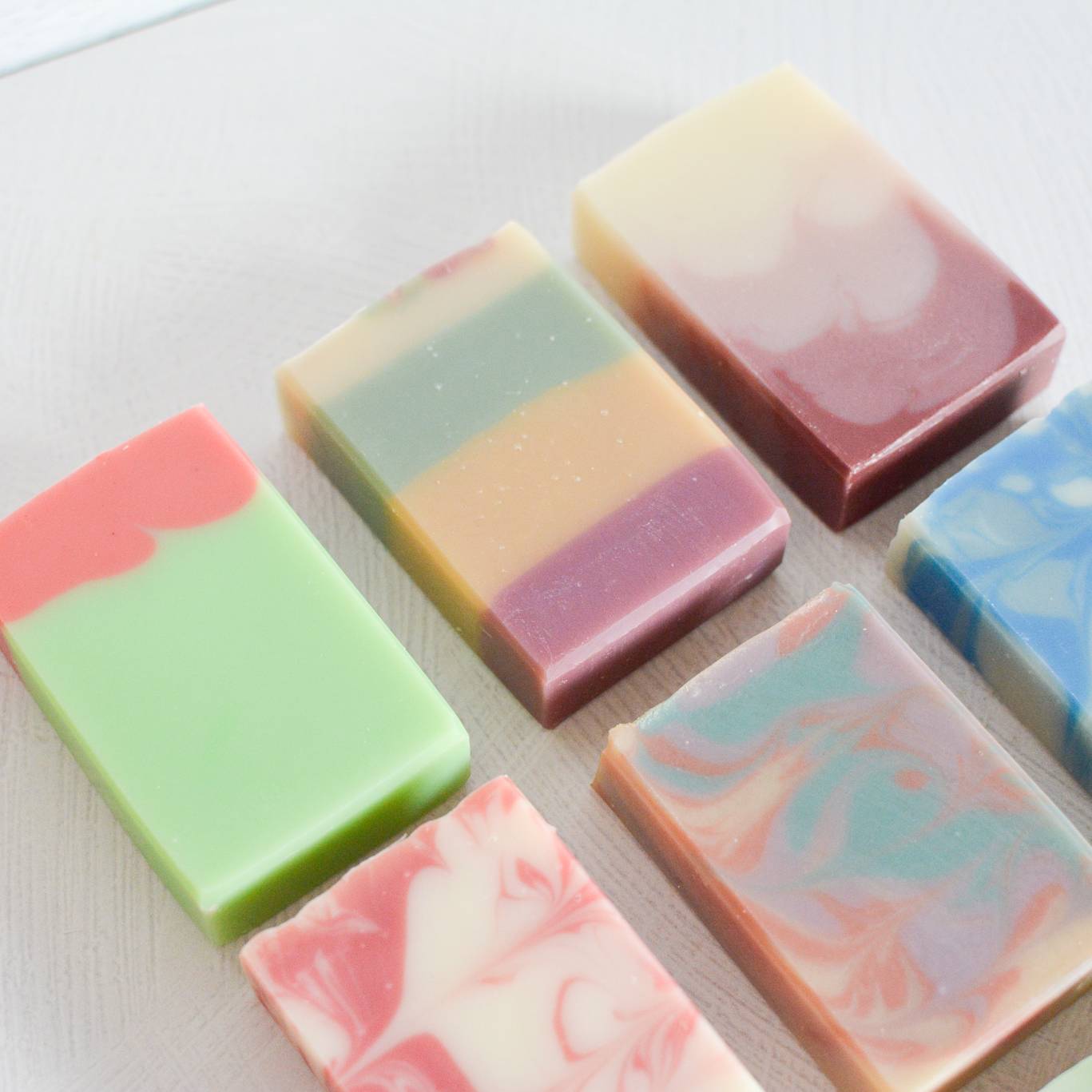 Collection Set of 9 Christmas Artisan Handmade Soaps