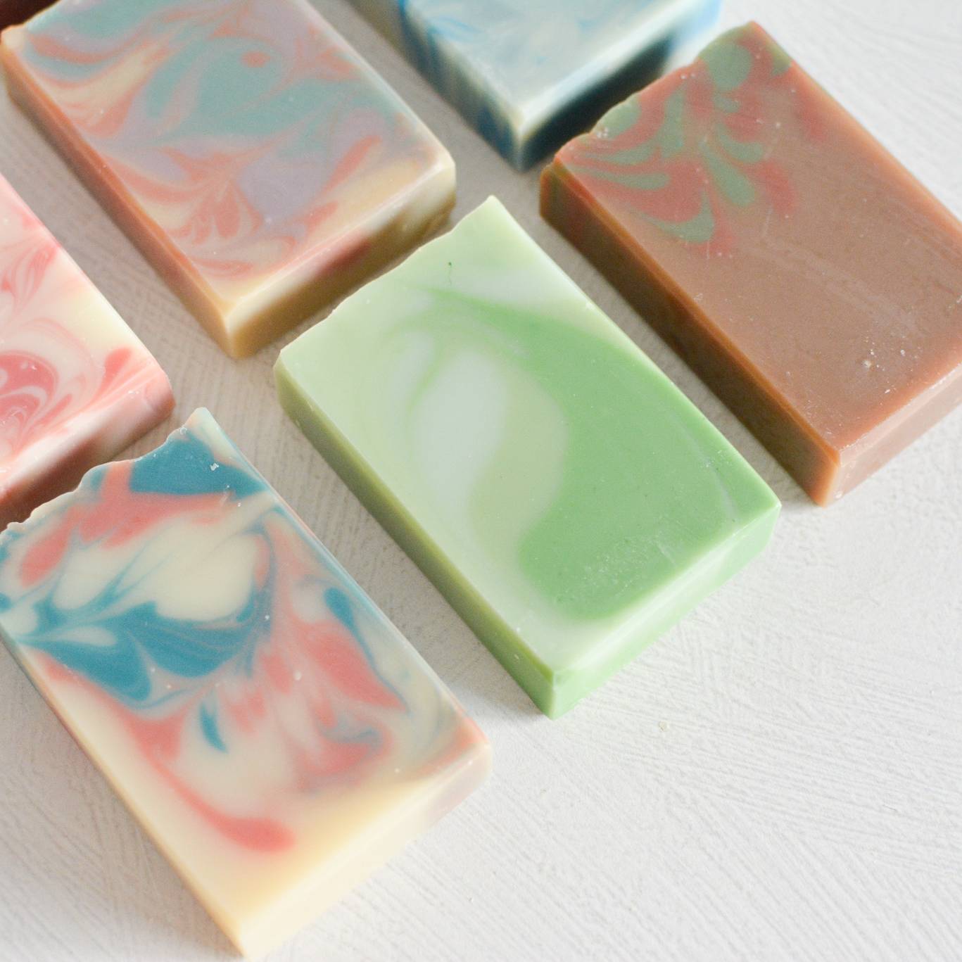 Collection Set of 9 Christmas Artisan Handmade Soaps