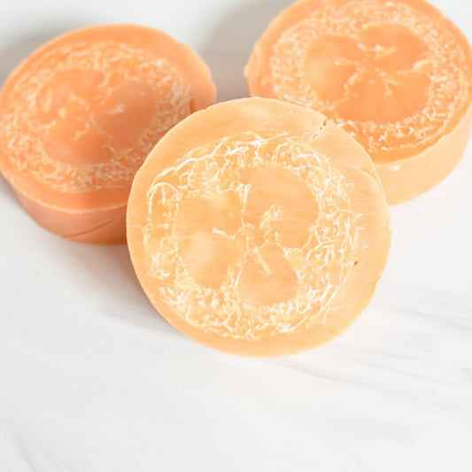 Blood Orange & Thyme Loofah Handmade Artisan Soap