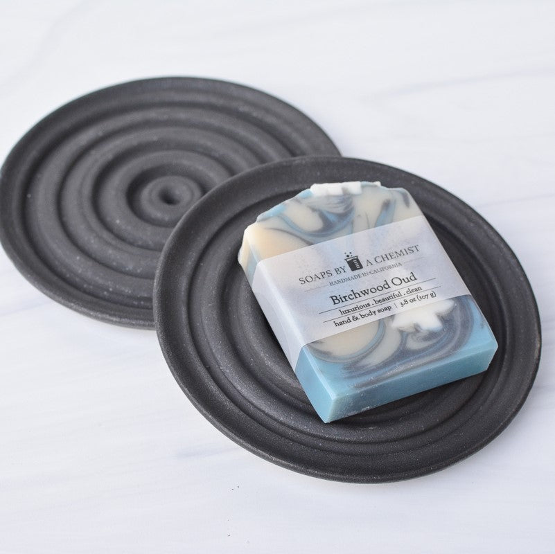 matte black ceramic round soap dish earthen hands ceramics with soap 