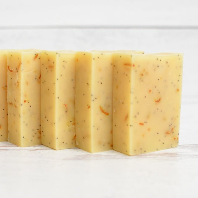 Orange Poppyseed Artisan Handmade Soap