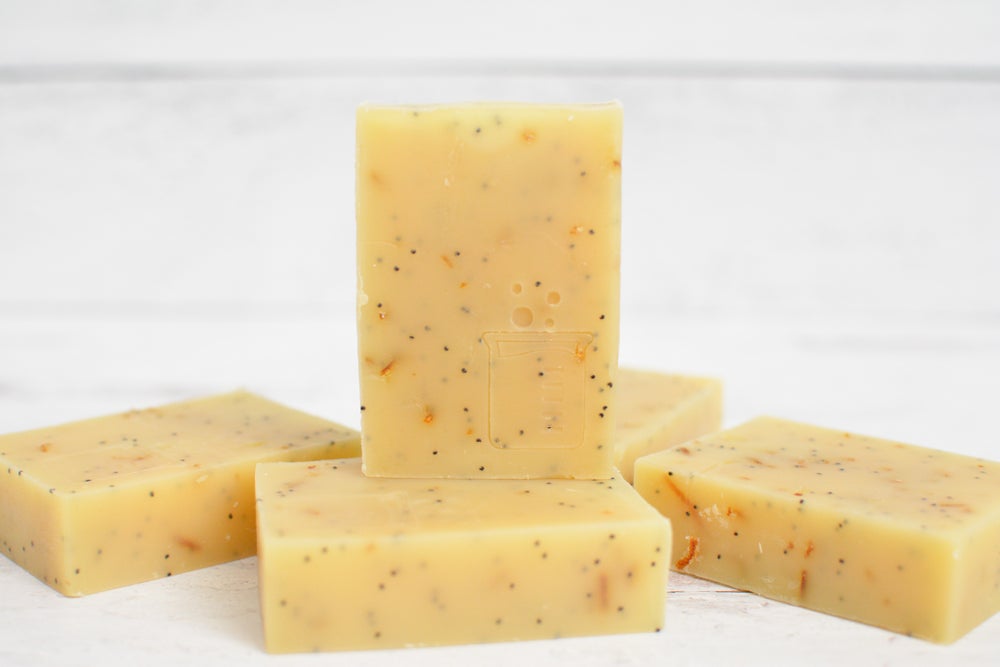 Orange Poppyseed Artisan Handmade Soap