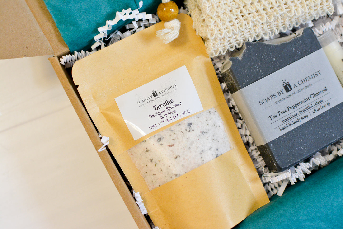 Relaxing Gift Sets with Handmade Soap and Bath Salts
